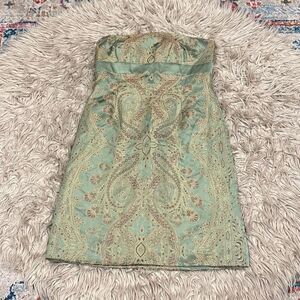 Kay Unger New York Strapless silk blend dress 12